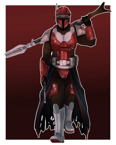 The Clone commander of CC-10