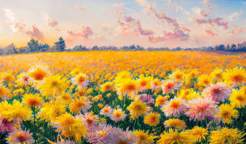 The Fields of Chrysanthemum 